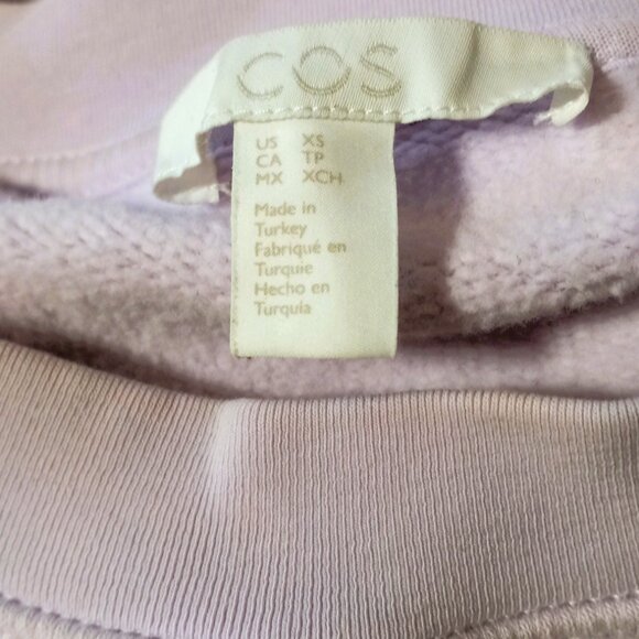 COS (Collection of Style) Lilac, Lavendar Purple Green Sweat Shirt Crew … - Picture 12 of 13